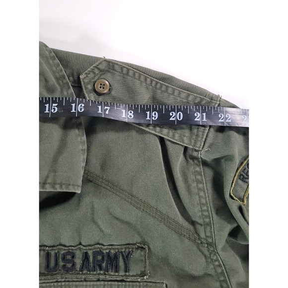 Vintage Rothco Patched Special Forces US Army Military Jacket Shirt Men's XL - Picture 7 of 11